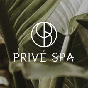 the-prive-spa-green-square-background-white-logo